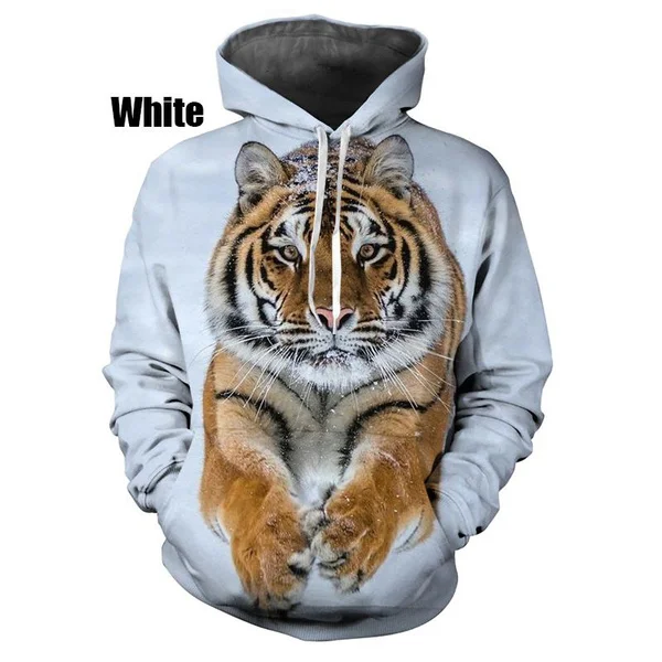 

2022 Hot Sale New Hoodie Men's Women's 3D Printed Tiger Hoodie Fashion Sweatshirts Men's Sweatshirts