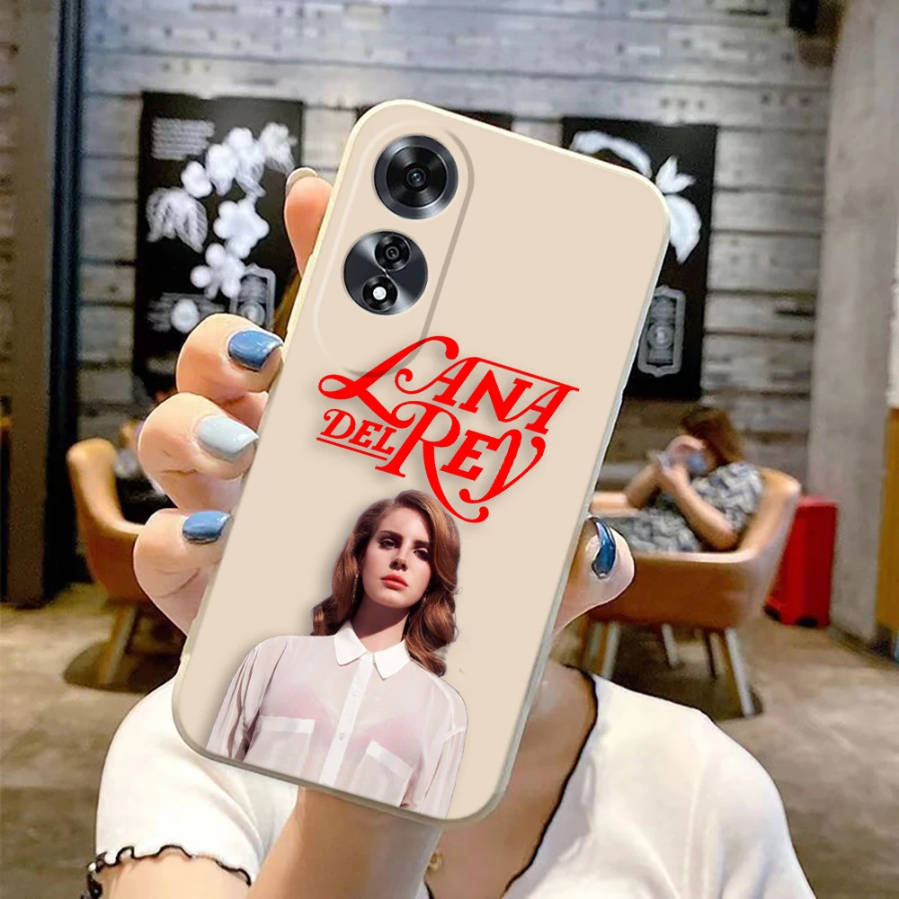Чехол для телефона Hot Singer L-Lana D-Del Rey OPPO A9 A15 A16 A17 A38 A53 A53S A54 A57 A60 A74 A78 A91 A92 A93 A94 A98