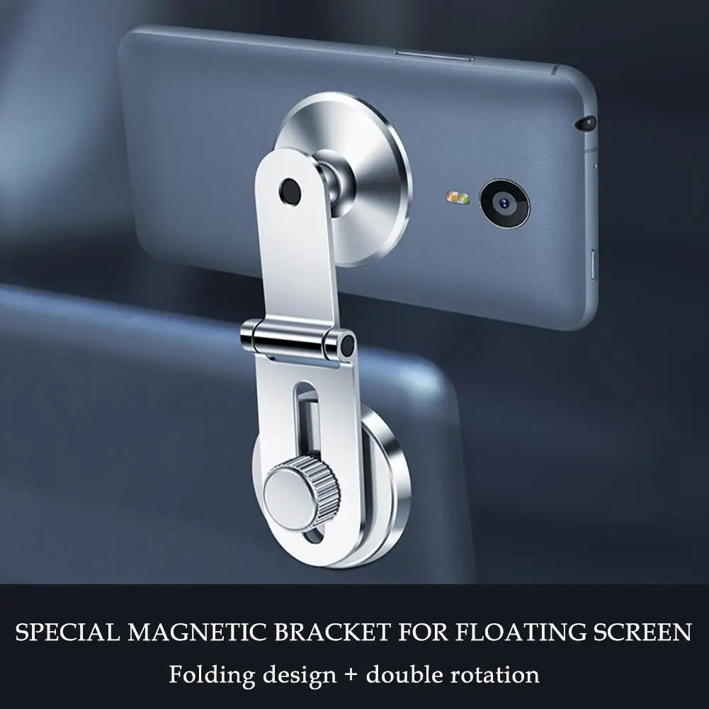 

New Zinc Alloy Magnetic Suction Car Holder Foldable Mobile 360 Phone Degree Holder Dashboard Navigation Rotating D9G9