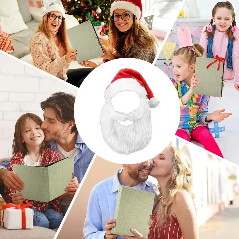 Шапка с изображением Санта-Клауса цвет в ассортименте |