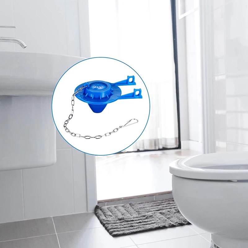 

LJL-6Pcs Toilet Handle Chain Stainless Steel Toilet Flapper Lift Chain Replacement Fits Most Toilet Flappers