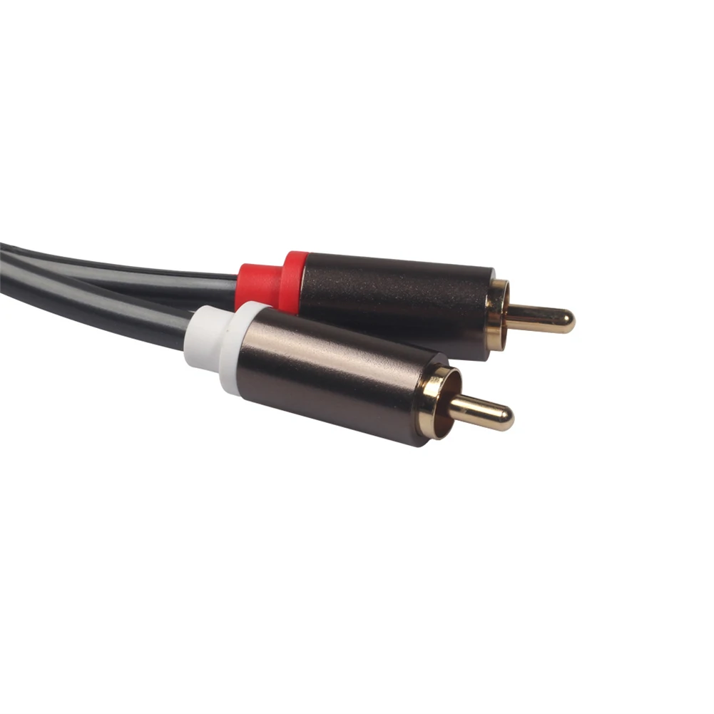 

1.5M Dual XLR Male To 2RCA Male Audio Cable Adapter For Amplifier Mixer Speakers 1 Meter 5 Gold-plated Double Lotus Pro Audio