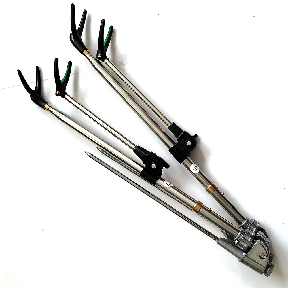 

Складной кронштейн для удочки, держатель для удочки, регулируемая опора из нержавеющей стали, двойные удочки, стул, оборудование, инструмент
