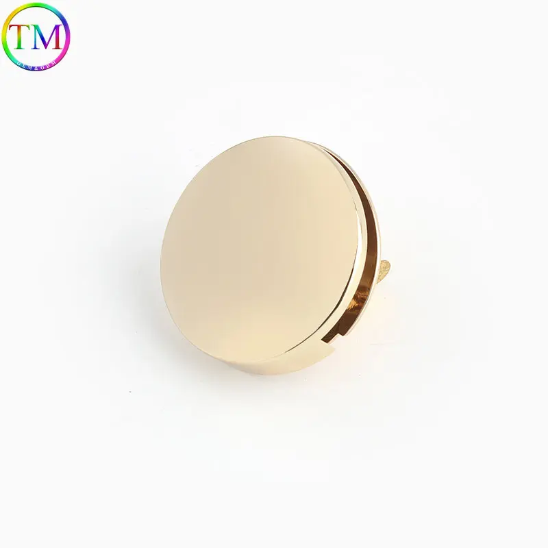 Gold Silver Fashion Cute Metal Clasp Turn Lock Closure Press Push Clasp Twist Bag Lock For Leather Handbag Purse Accessories