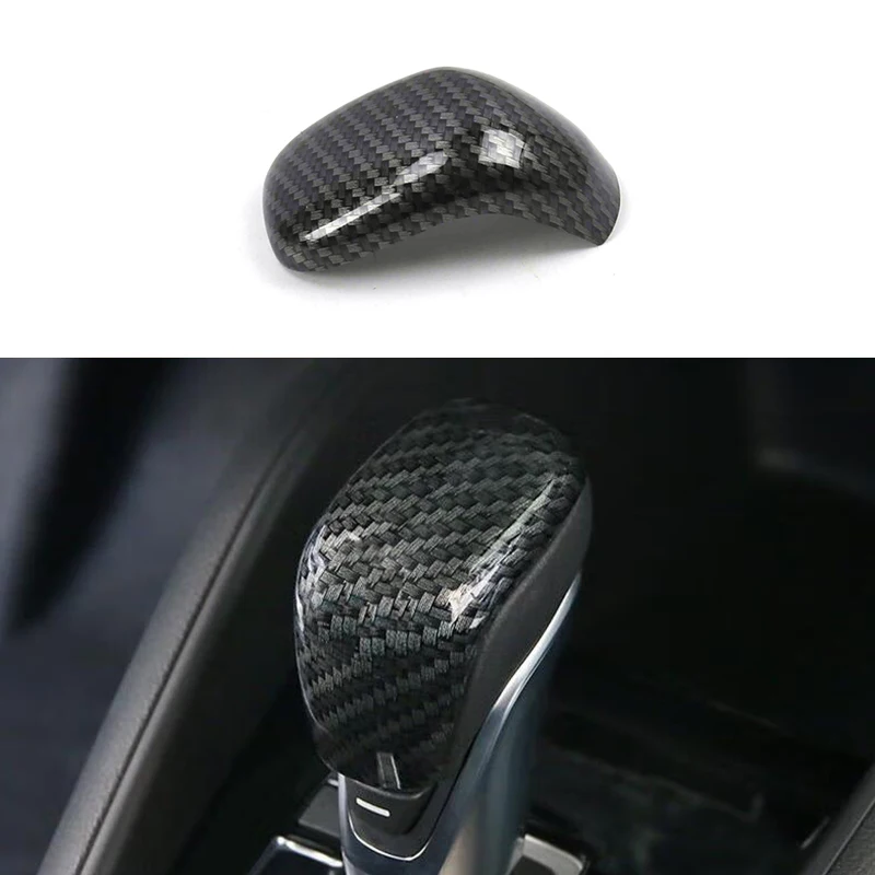 

Car Styling Gear Shift Knob Cover Cap Auto Accessories ABS Plastic Carbon fiber For Nissan Kicks 2016 2017 2018 2019 2020