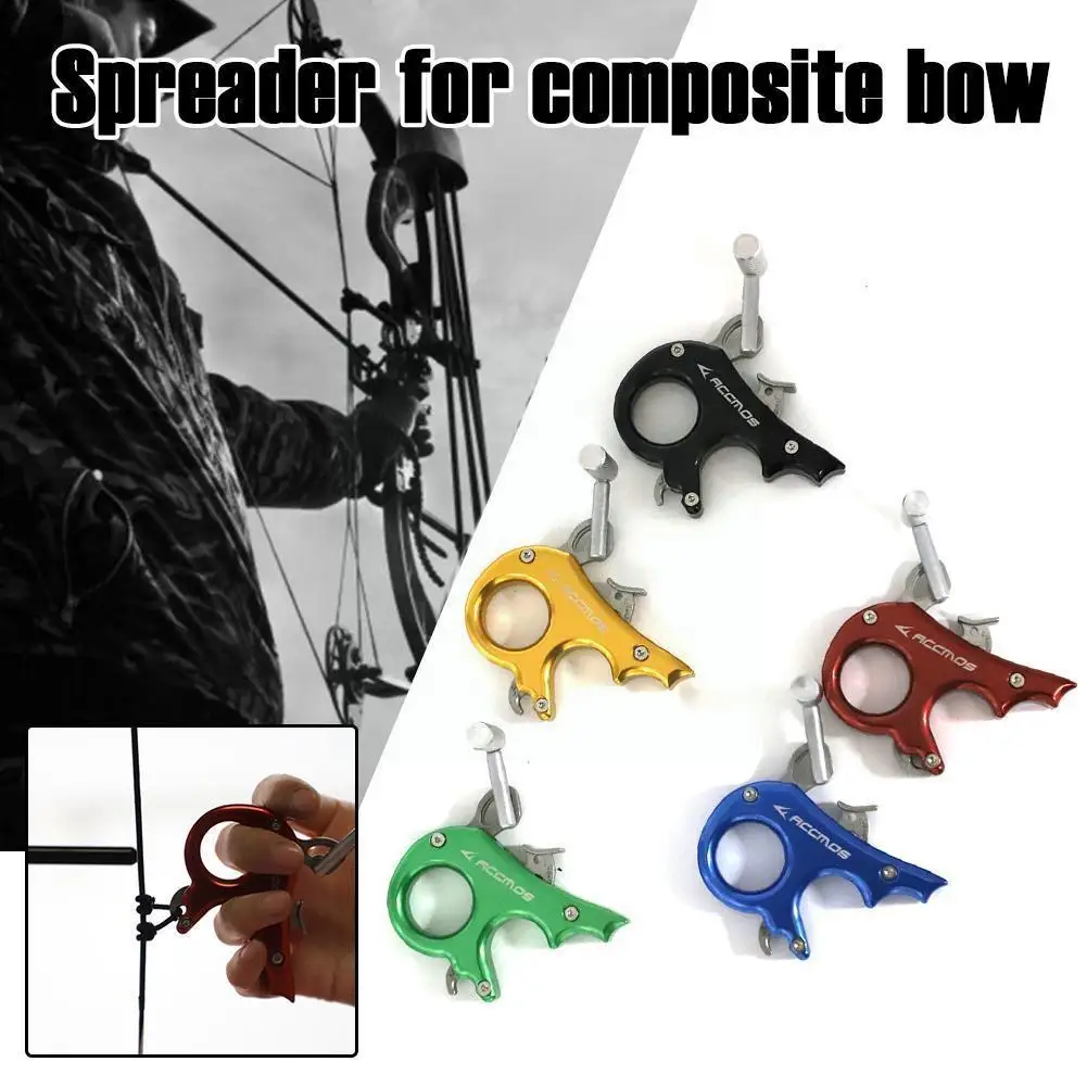 

3 Finger Compound Bow Release Aid Archery Caliper Release For Compound Bow Archery Arrows And Bow Release B5i9