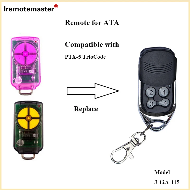 

The remote for PTX5V1 Garage Door Triocode Control PTX-5V1Transmitter remote