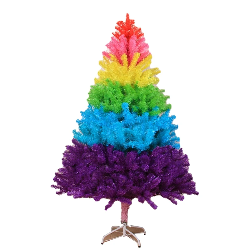 

Rainbow Color Christmas Tree Festival Decoration Christmas Tree Creative Home Decoration Ornaments Living Room