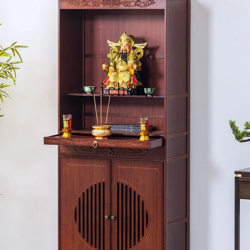Вертикальный шкаф ZK в буддистском стиле Новый китайском Бог богатства домашнее