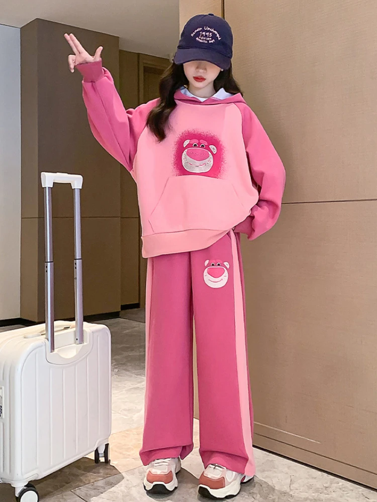 Детский Комплект Disney Lotso Повседневная Толстовка С Капюшоном Из Хлопка И