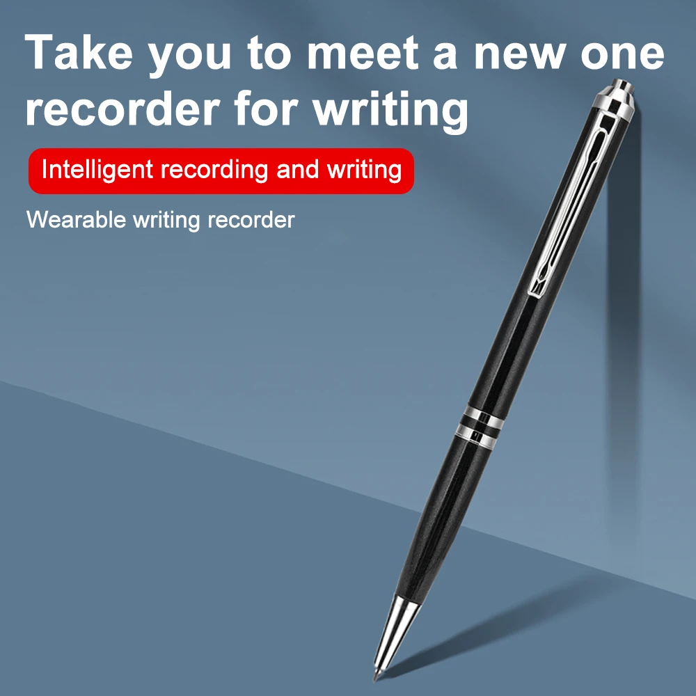

Portable Digital Voice Recorder Pen Intelligent Voice-activated Recording Pen U Disk MP3 Time Stamp Noise Reduction Recorder