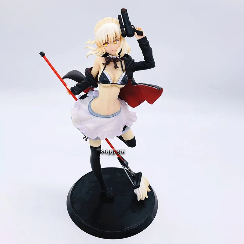 Японская аниме фигурка Fate stay night саблей купальник метла ПВХ экшн-фигурка
