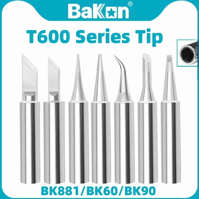 Паяльное жало серии Bakon T600 для сварочной станции BK881/BK60/BK90 T600-k/b/lb/2.4d/4.2d/1c/5c не 936
