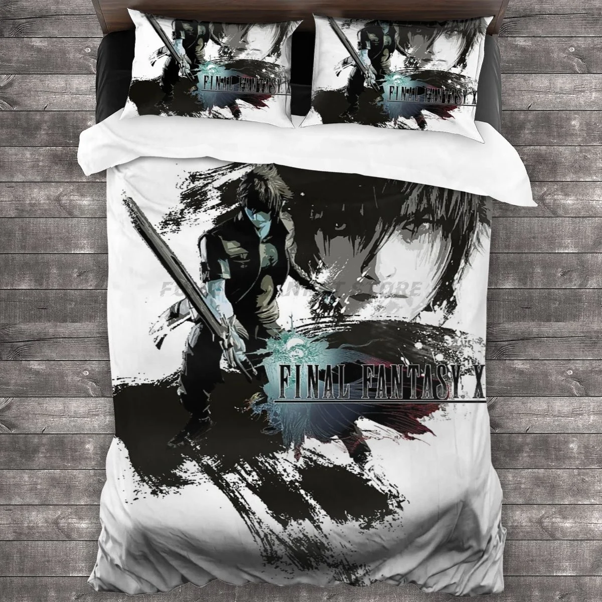 

Final Fantasy 15 Noctis Bedding Set Duvet Cover Pillowcases Comforter Bedding Sets Bedclothes