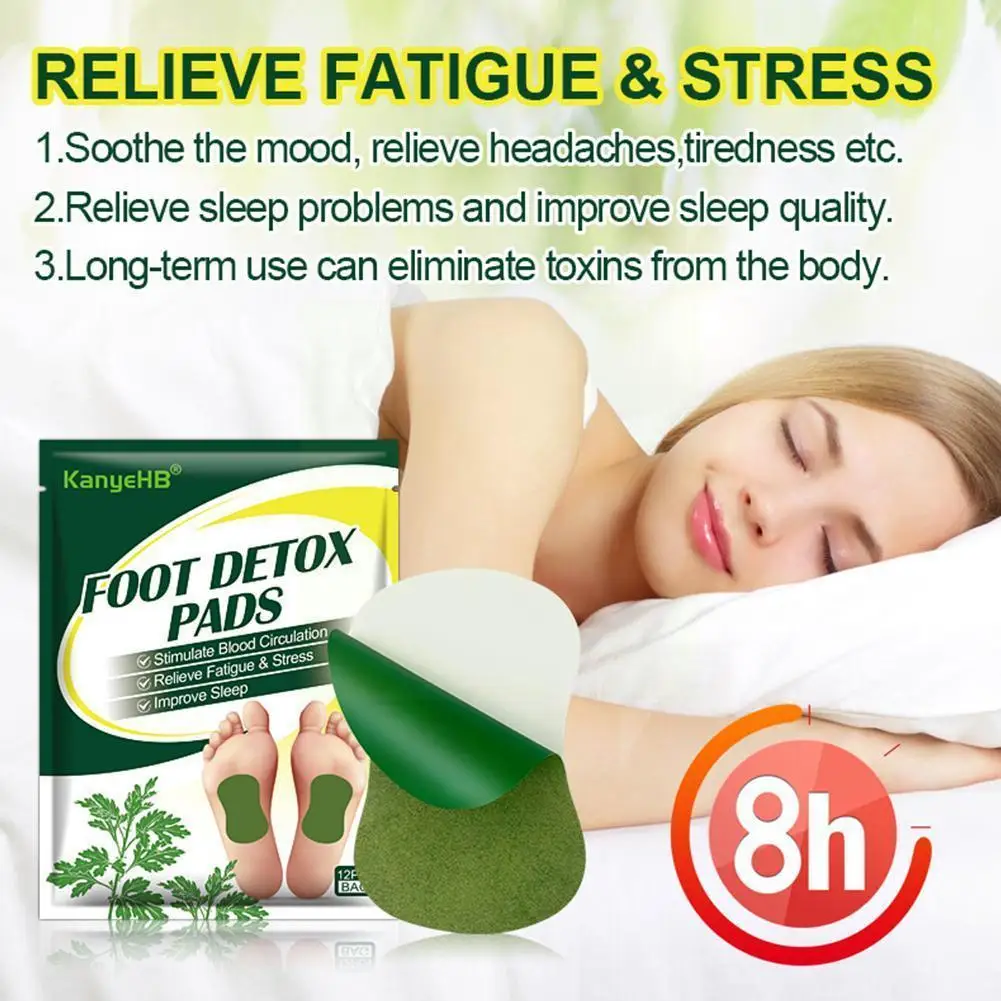 

Weight Loss Slim Patch Wormwood Detox Foot Sticker For Detoxify Toxins Help Sleeping Body Slimming Product K4n3