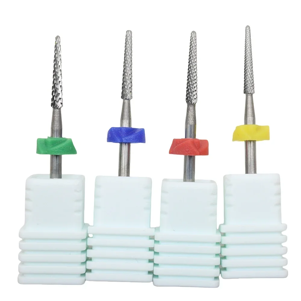 Сверла для удаления омертвевшей кожи из карбида вольфрама сверла ногтей 3/32 дюйма