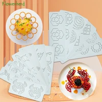 mushroom bee silicone fondant lace mat mold diy ring feather cake baking tools decorative molecular cuisine printing mould