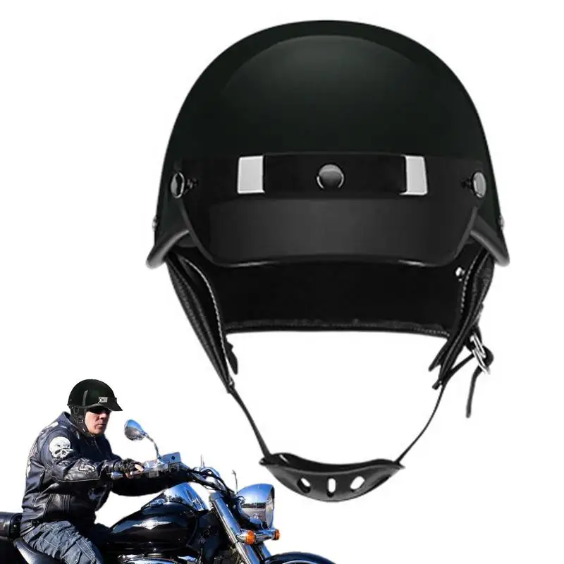 

Мотоциклетный шлем унисекс, винтажный полулицевой шлем в стиле ретро, для скутера, летние аксессуары для мотоцикла