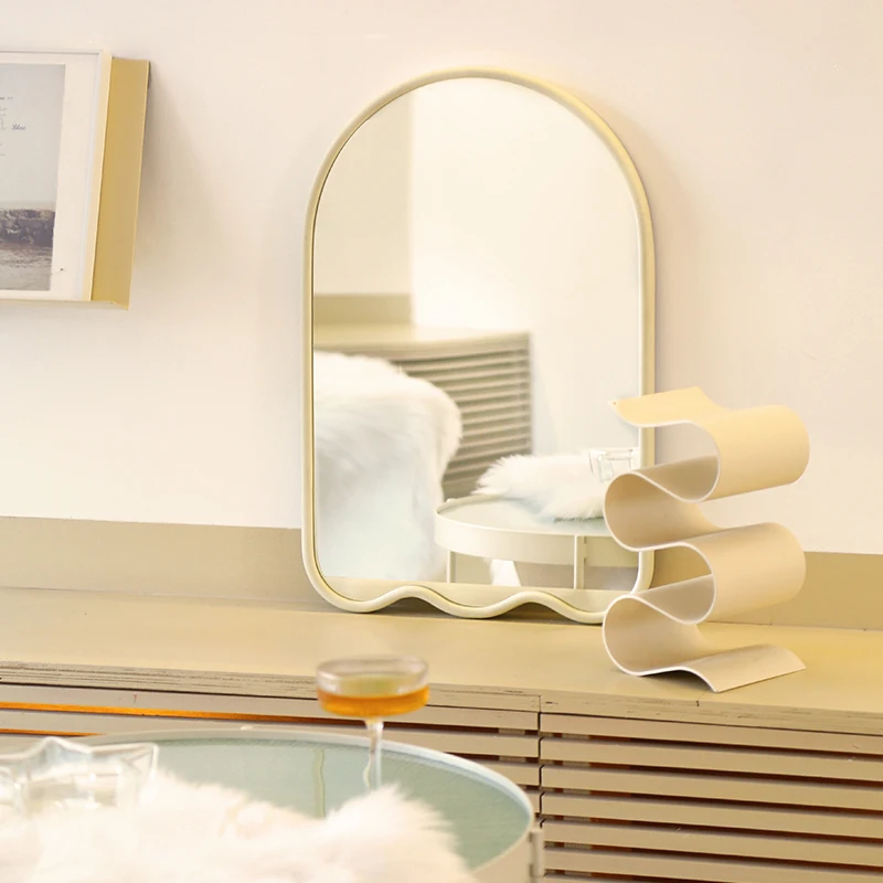 

Art Blocks Makeup Mirror Frame Edge Compact Aesthetic Makeup Mirror Korean Kawaii Dekoration Home Home Design Accessories