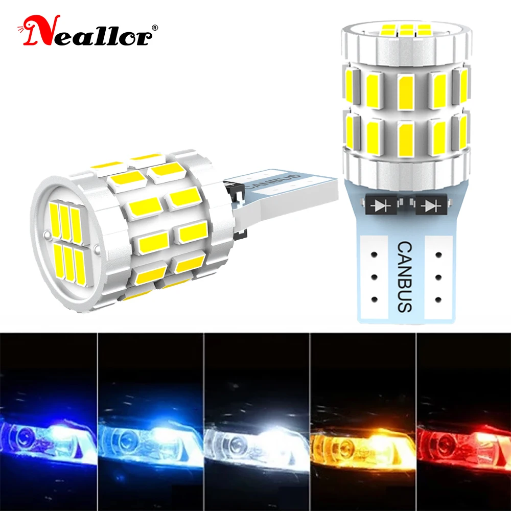 

2x T10 W5W Canbus Car LED Bulb for BMW Mini Cooper R56 R53 E90 E46 F20 F10 E39 Z4 Interior Dome Side Trunk Lamp Parking Lights