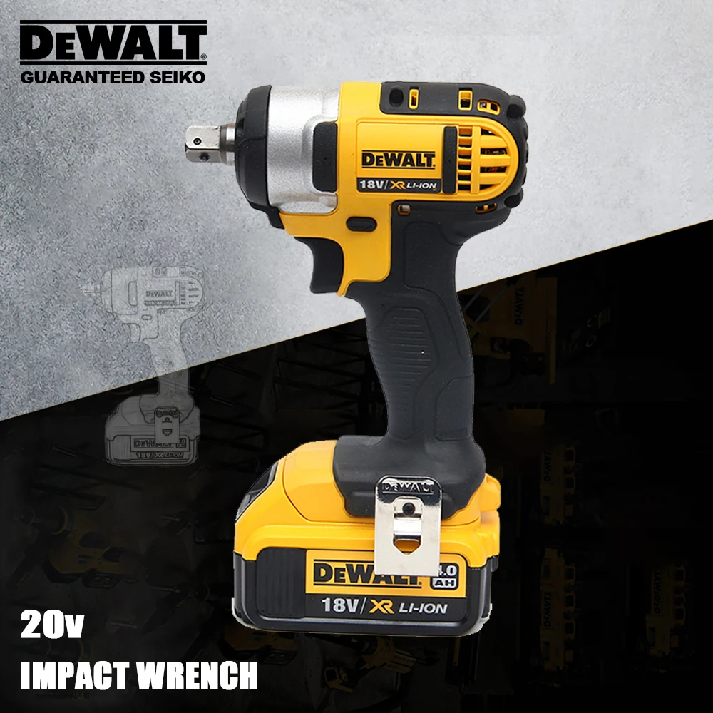 

Dewalt Cordless Impact Wrench Rechargeable Brushless DCF880 20v 203Nm 2300rpm 2700ipm Motor 3 LED Light Universal 18v Battery