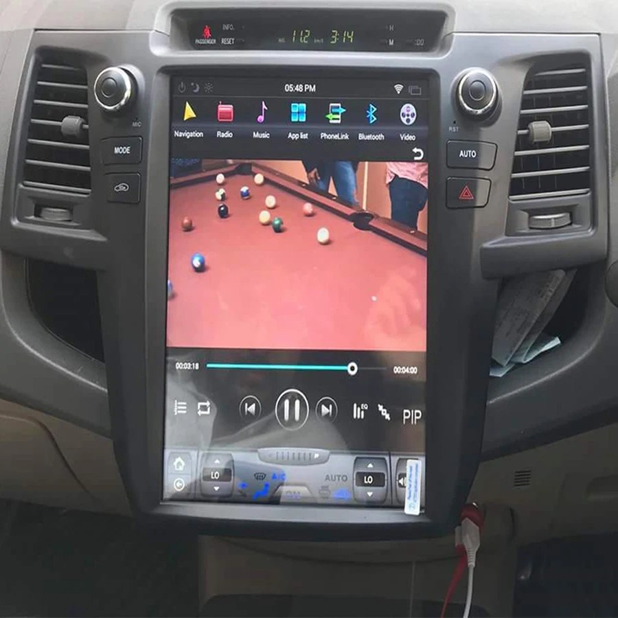 Экран Tesla Android GPS для Toyota Fortuner/HILUX Revo 2005-2014 руководство пользователя A/C