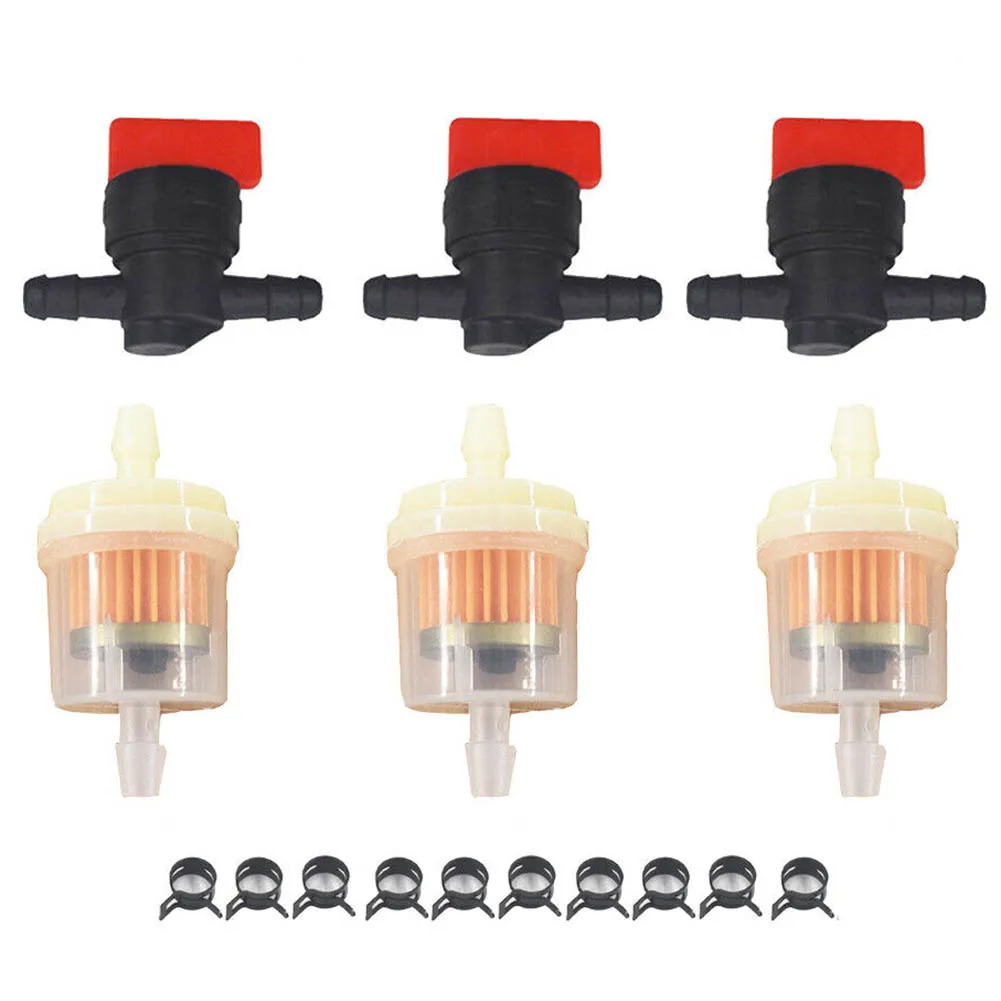 

Clamp Fuel Filter 1 Set Accessories Chiansaw Garden Supplies Lawn Mower Parts Replacement For AM36141 / AM107340