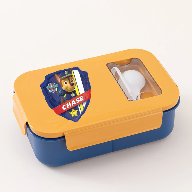 Фото Ланч-бокс Paw Patrol для мальчиков и девочек, безопасный для микроволновки, мультяшный бенто-бокс с Чейзом и Скай, детский аниме-бокс для тостов, модный портативный контейнер для еды №4