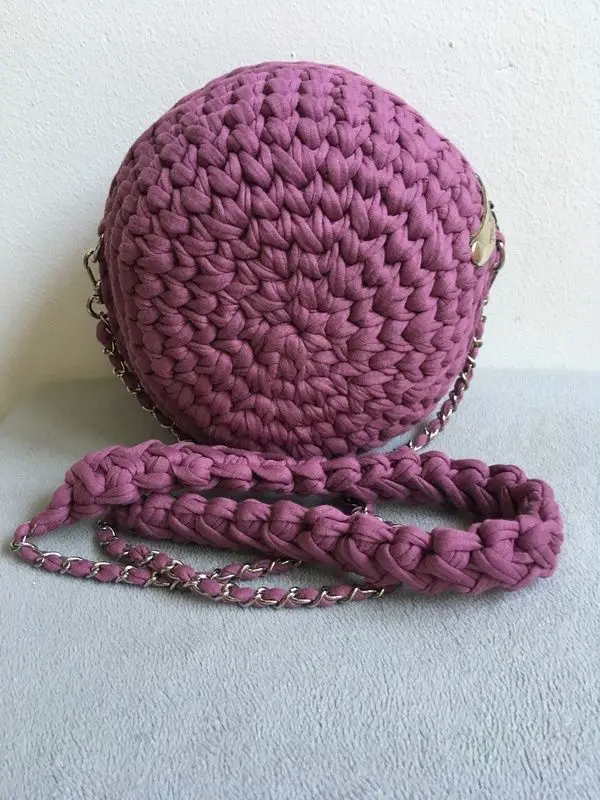 Трикотажная пряжа Бисквит цвет Черничный мусс длина 100м. 100% хлопок | Дом и сад