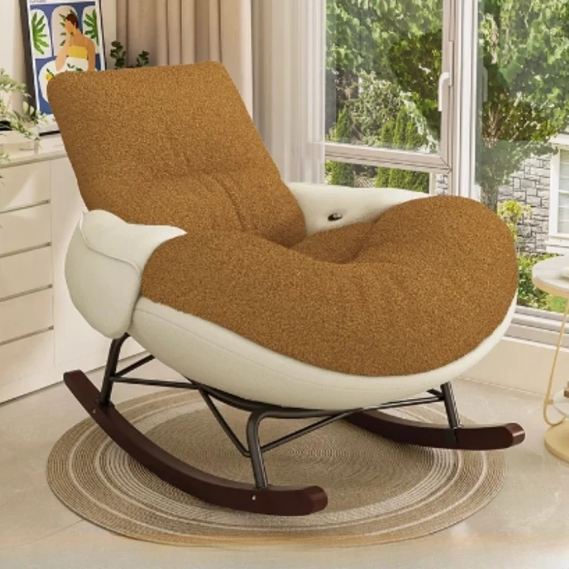 Роскошный дизайн кресло-качалка скандинавское для балкона яйцо удобная