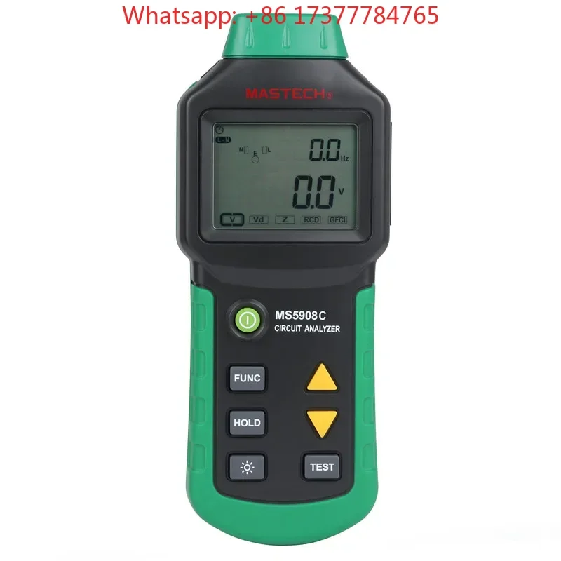 Фото Тестер розеток IDEAL Sure Test 61-164CN / Mastech MS5908 RMS для проверки цепей под напряжением 110В или 220В №2