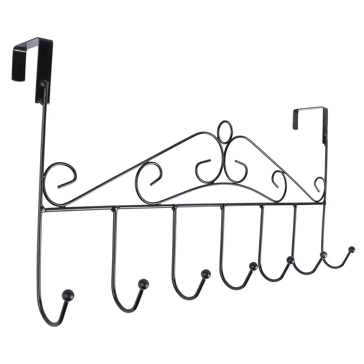 

Coat Hanger Rack Row Hooks Bathroom Ceiling Traceless Metal Clothing No Hanging