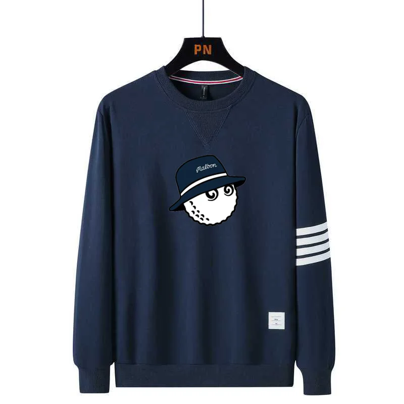 Men's Golf Shirt Hooded Autumn Sweater New Trendy Pullover Round Neck Long Sleeve Loose Fit Casual Sport Malbon Golf Clothing