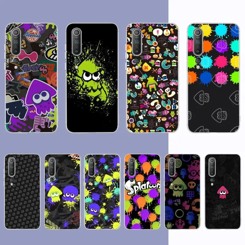 

Splatoons Phone Case for Samsung S21 A10 for Redmi Note 7 9 for Huawei P30Pro Honor 8X 10i cover