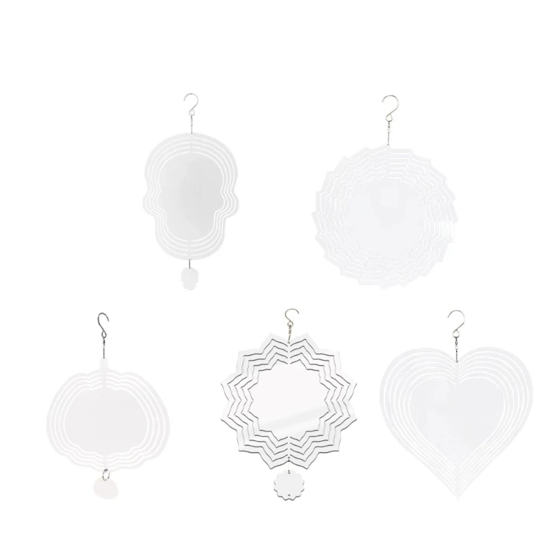 

DIY Hanging Wind Spinner Wind Powered Kinetic-Sculpture Double Sided Sublimation