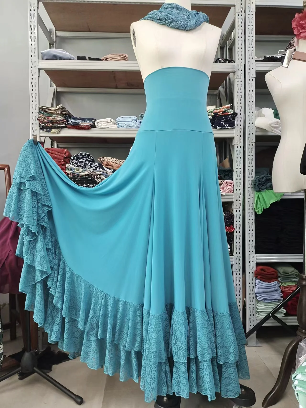 Платье Fiamenco для девочек, женские танцевальные костюмы Dallroom Waltz, одежда Foxtrot BU3