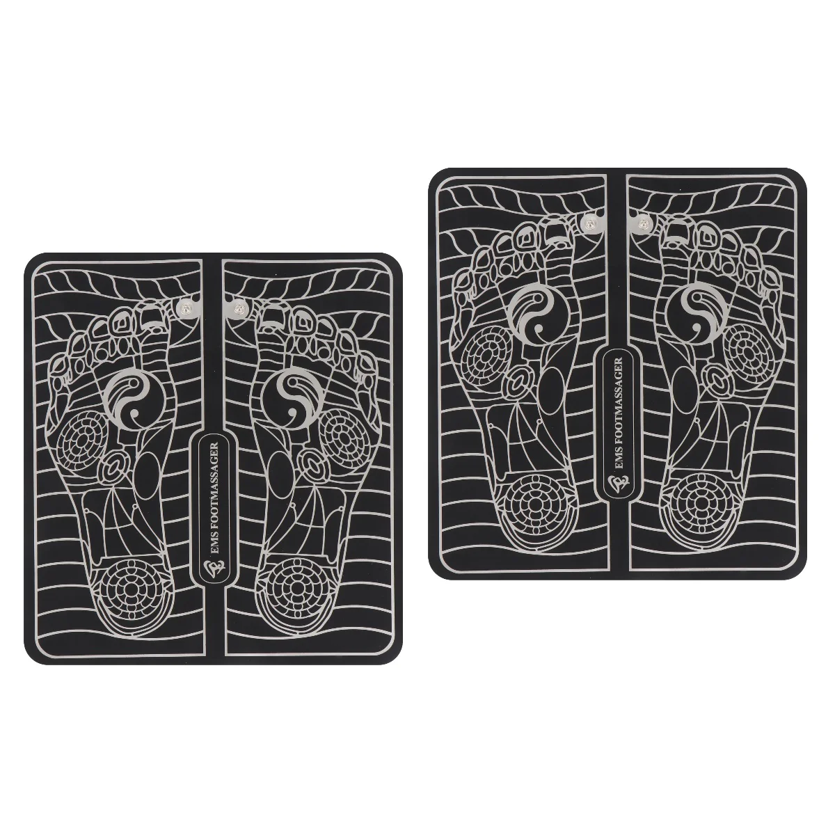 

2pcs Electric Foot Mat Practical Foot Massager Comfortable Foot Stimulator