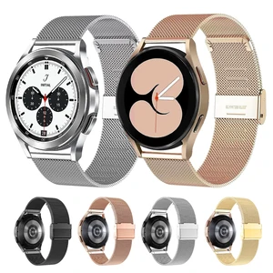 Stainless Steel Strap For Samsung Galaxy Watch 4 Classic 46mm 42mm Metal belt Bracelet Watch4 44mm 40mm 3 Active2 20/22mm Band