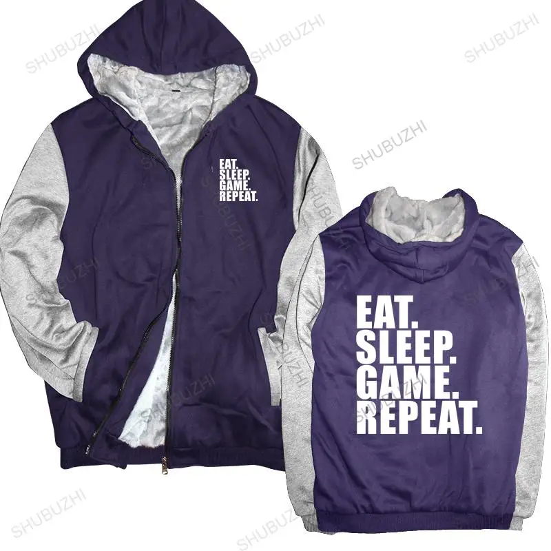 

brand winter hoodie warm coat Eat. Sleep. Game. Repeat. Gamer Repeat Nerd Geek Kids Boys brand winter jacket for boys