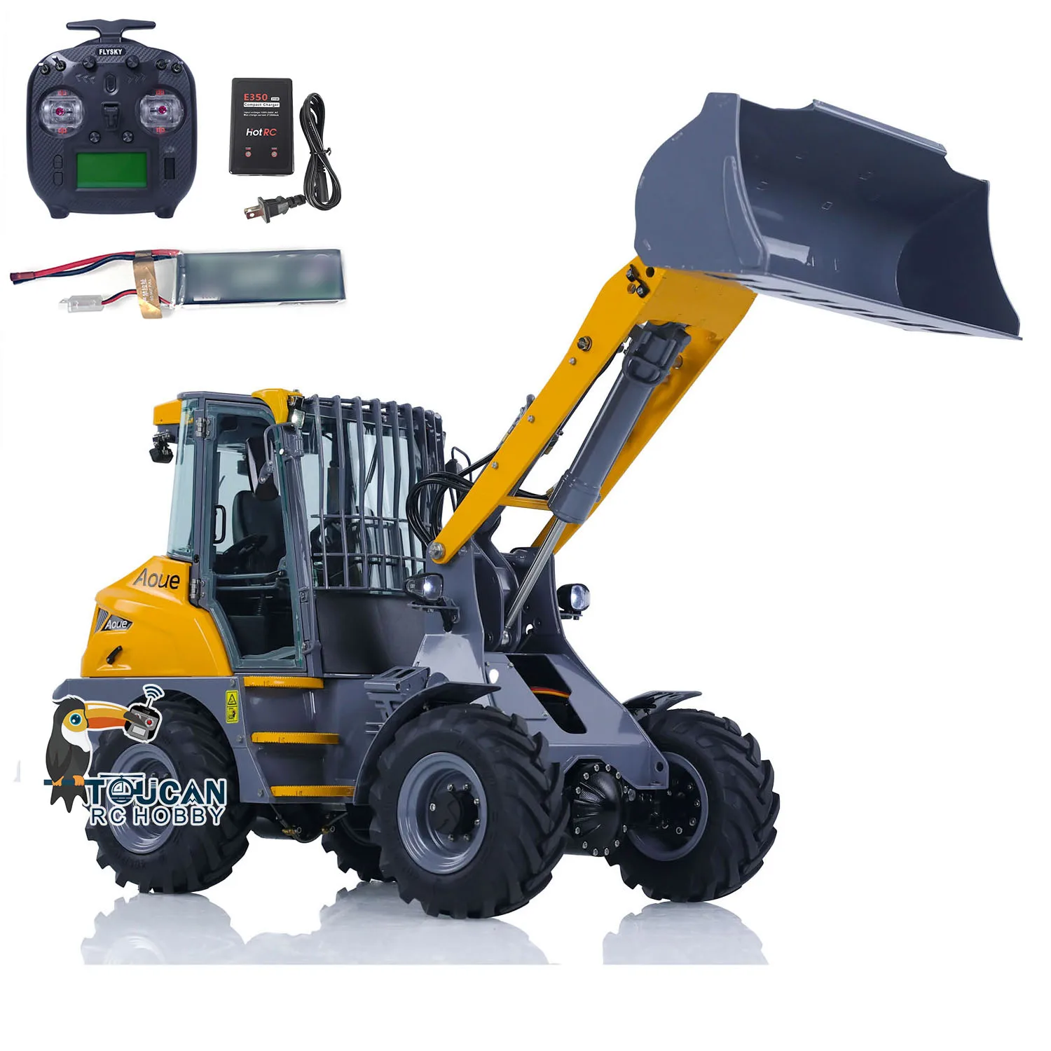 LESU AOUE MCL8 1/14 RC Гидравлический погрузчик RTR со звуковой подсветкой ST8 Пульт