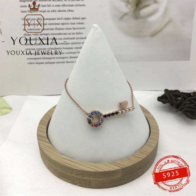 

1:1 горячая Распродажа модный серебряный браслет в западном стиле DIY Универсальный кулон для вечерние НКИ парные Модные индивидуальные ювел...