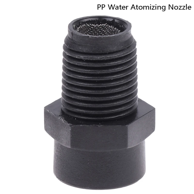 

1/8" Anti-drip PP Water Atomizing Nozzle, Plastic Cooling Mist Nozzle, Low Pressure Drip-proof Atomizing Nozzle