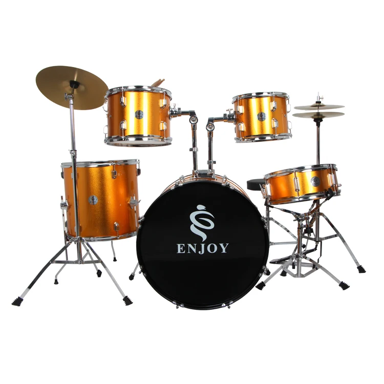 

GE1335 High quality 5-drum Set Hi Hat And Cymbal Stand drum kit