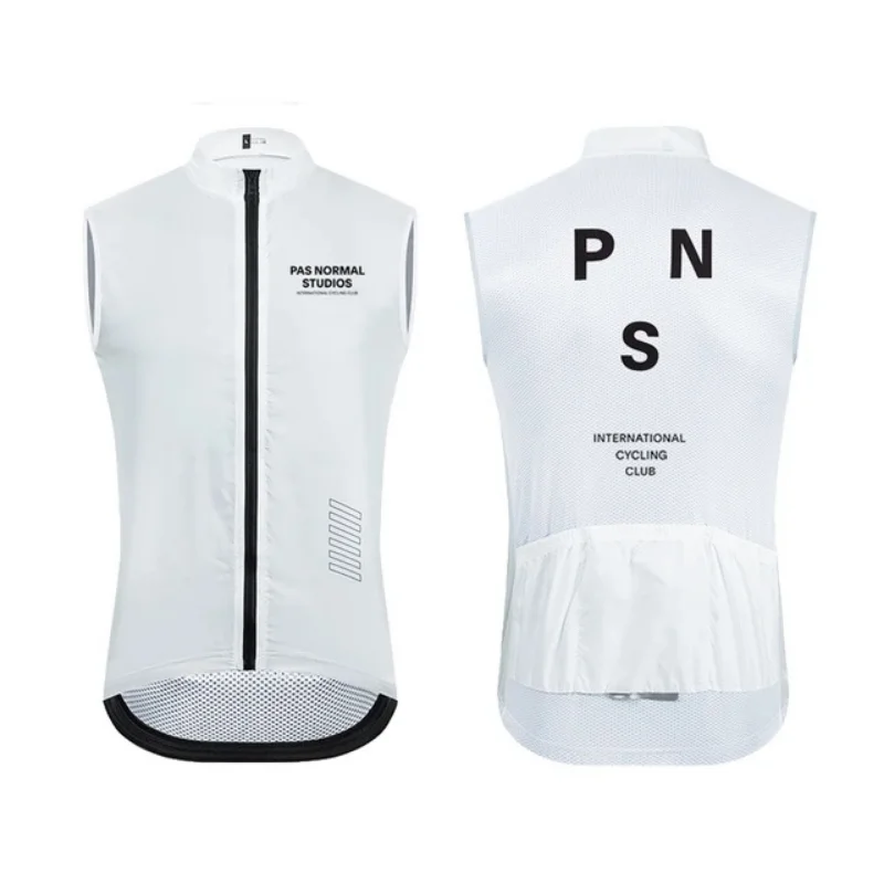 2023 PNS Windproof cycling jacket Summer Cycling vest Sleeveless cycling MTB Cycling champion top PAS team Studio Ropa Ciclismo