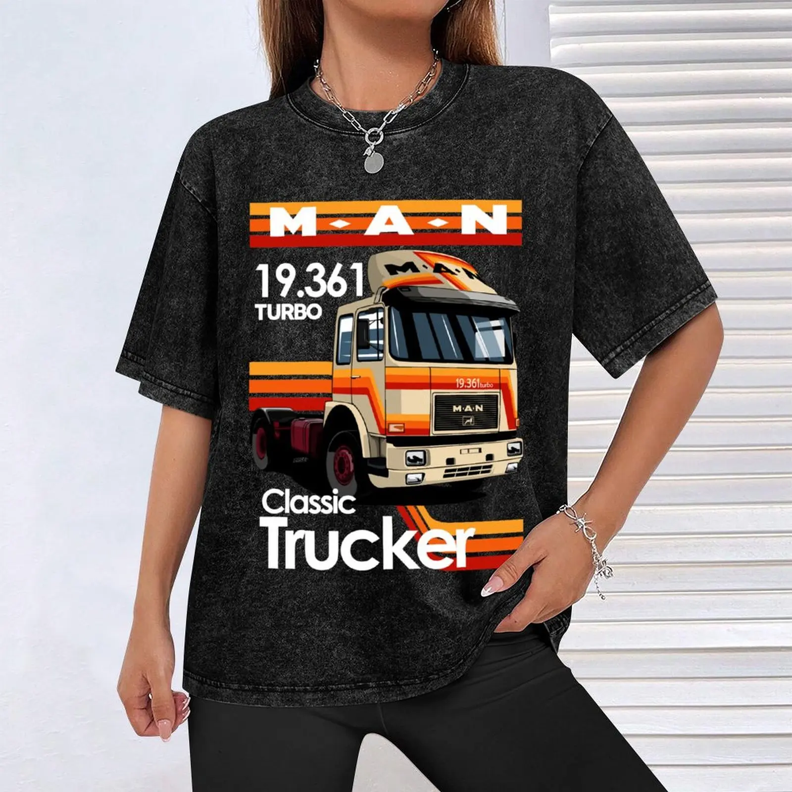 Мужская классическая футболка Truckby petrothings аниме вещи Аниме футболки мужская