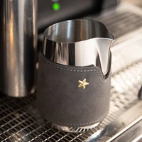 coffee latte milk frothing jug stainless steel milk frothing jug 420ml espresso coffee pitcher barista craft