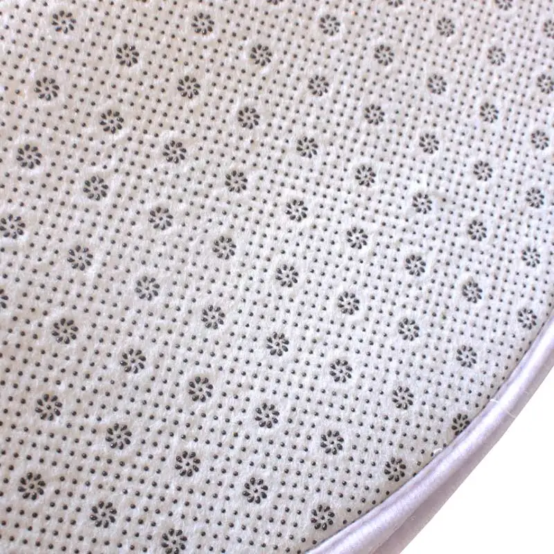 Круглые ковры для гостиной богемные растения с принтом гостиная спальня детский