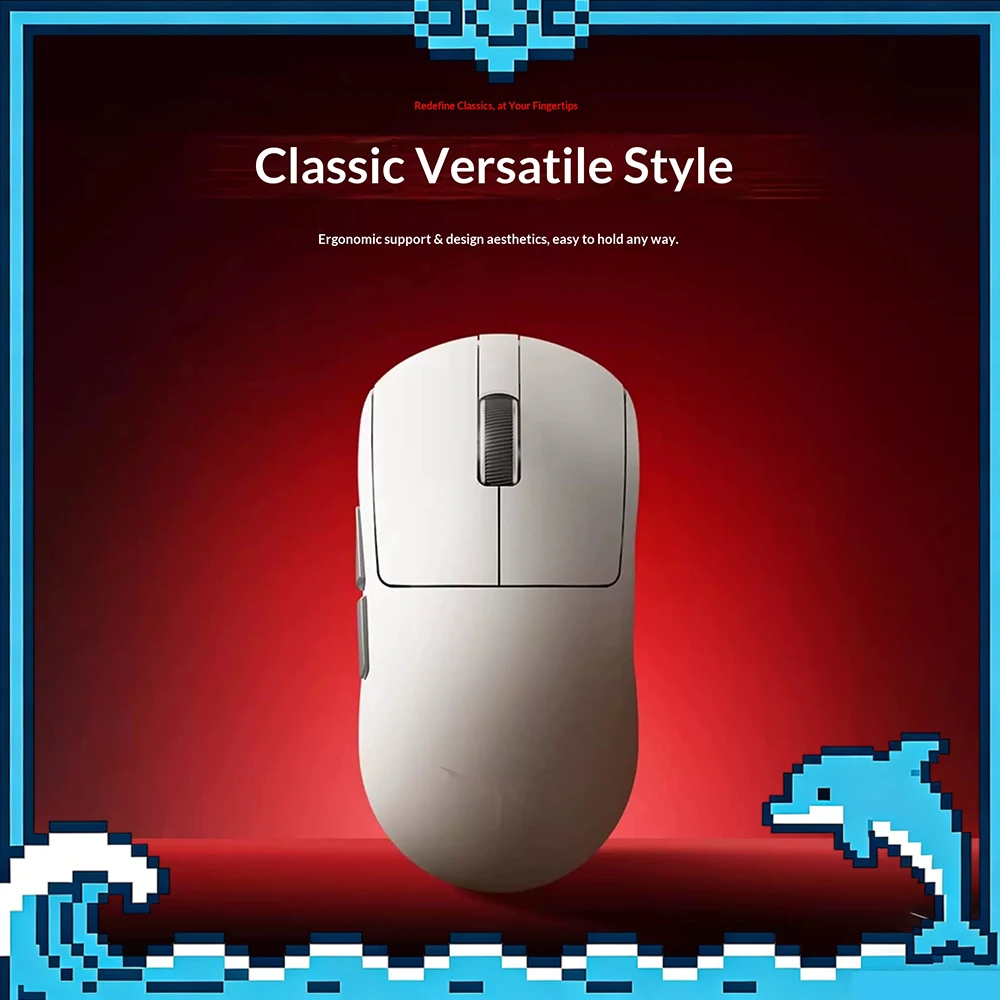 Фото Беспроводная игровая мышь VGN Dragonfly 3 Master Edition с двойным режимом подключения, сенсором PAW3950 Extreme и частотой опроса 8K Гц №1