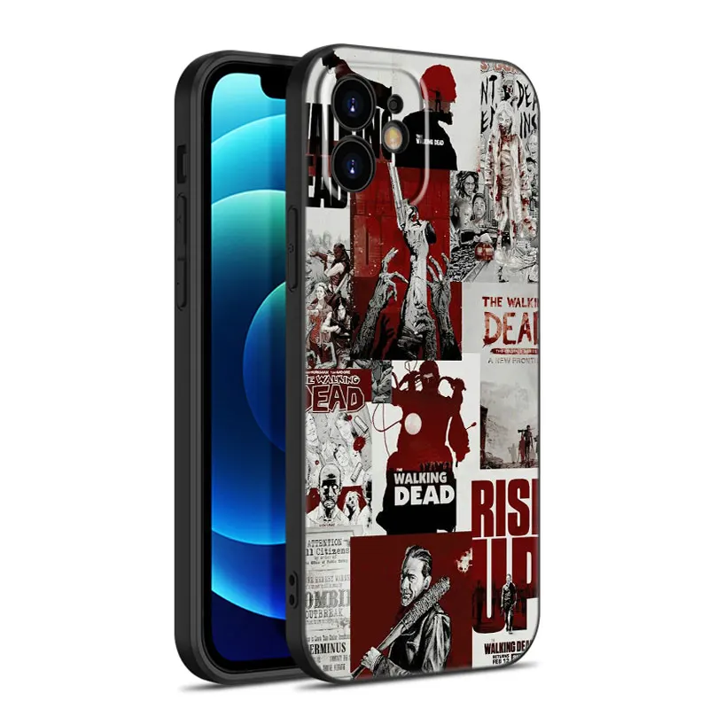 Силиконовый чехол Ходячие мертвецы для Apple iPhone 13 12 Mini 11 Pro Max 7 8 XR X XS MAX 6 6S Plus 5 5S SE