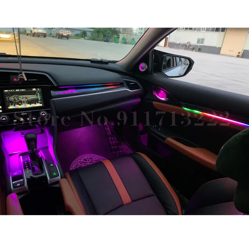 Светодиодная лампа для Honda Civic 2016 2017 2018 2019 2020 64 цвета |
